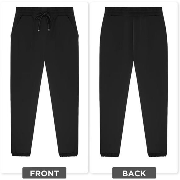 Womens Jogger Sweatpants with Pockets Drawstring Yoga Running Lounge Pants - Picture 6 of 7